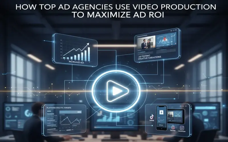 How Top Ad Agencies Use Video Production to Maximize Ad ROI